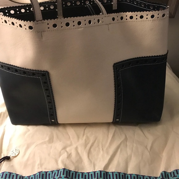 Tory Burch Block-T-Colored Block Tote - Picture 2 of 6